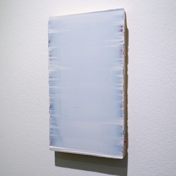 Willy de Sauter - Zonder Titel - 24x14cm Pigment en krijt op hout, 2019 (detail)