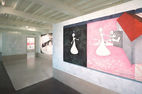 Roland Sohier - Fools Rush In - Houtskool en pastel op papier