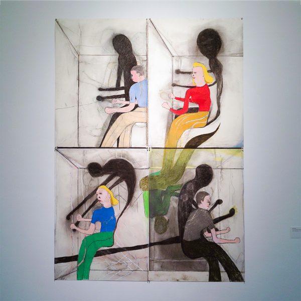 Roland Sohier - In Every Dreamhome, a Heartache - Houtskool en pastel op papier