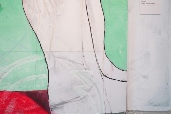 Roland Sohier - With a Little Help Of My Friends - Houtskool en pastel op papier (detail)