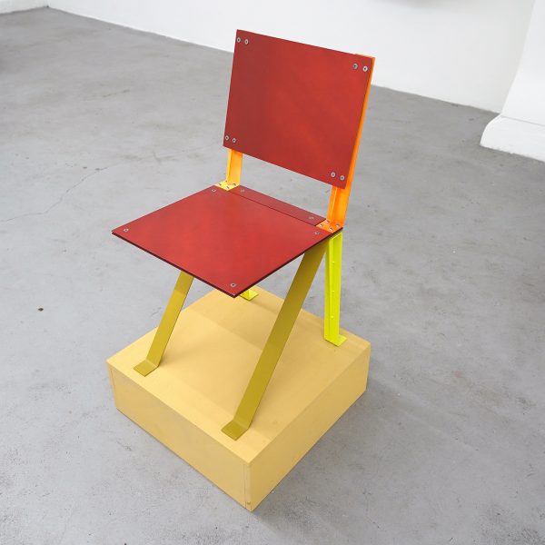 Dimitri Kruithof - Layers colored #6 - 40x61x84cm Staal en spuitbus