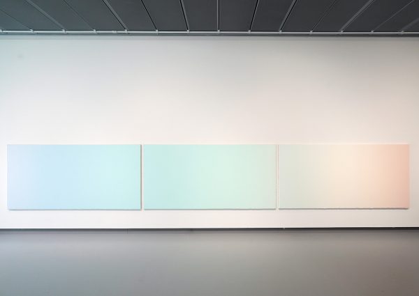 Jan Andriessse - Kleurenspectrum van het licht - Acrylverf en marmerpoeder op doek