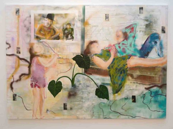 Atousa Bandeh - Apokalypse Now (Love the smell of napalm in the morning) - 285x200cm, Acrylverf op canvas