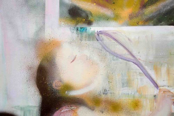 Atousa Bandeh - Apokalypse Now (Love the smell of napalm in the morning) - 285x200cm, Acrylverf op canvas (detail)