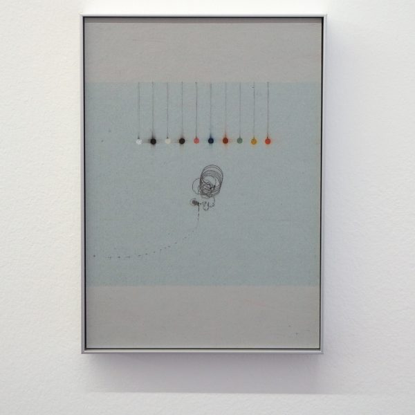 Johan de Wilde - History 428, Indoor Impressionismus - 15x11cm Kleurpotlood op karton