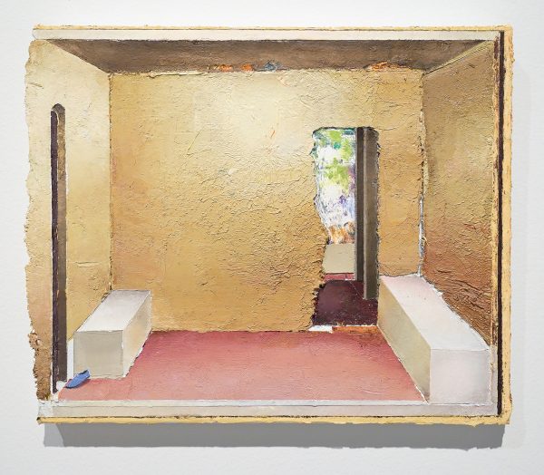 Matthias Weischer - Carre 2 - Olieverf op doek