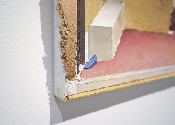 Matthias Weischer - Carre 2 - Olieverf op doek (detail)