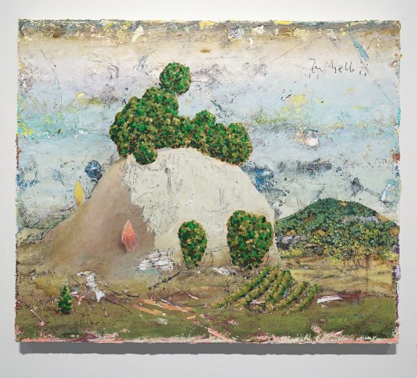 Matthias Weischer - Fels (Rock) - Olieverf op doek