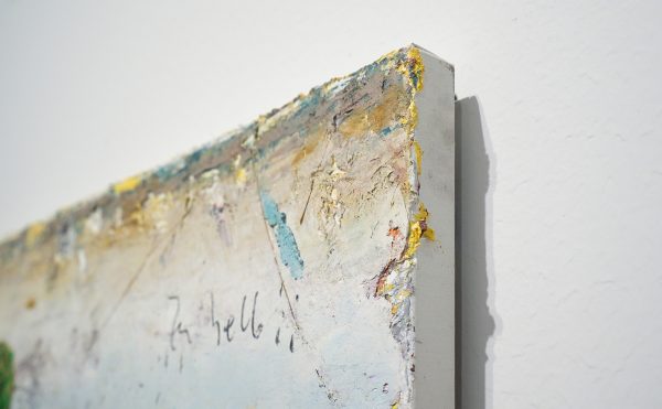 Matthias Weischer - Fels (Rock) - Olieverf op doek (detail)