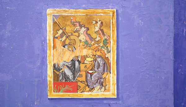 Matthias Weischer - Lounge - Olieverf op doek (detail)