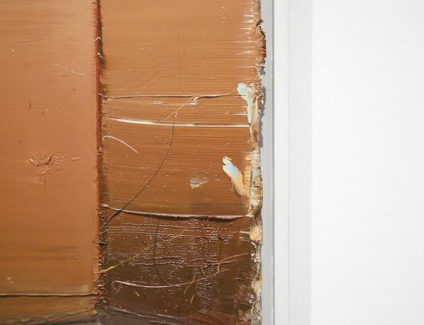 Matthias Weischer - Untitled & Kartenhaus - Olieverf op doek (detail)