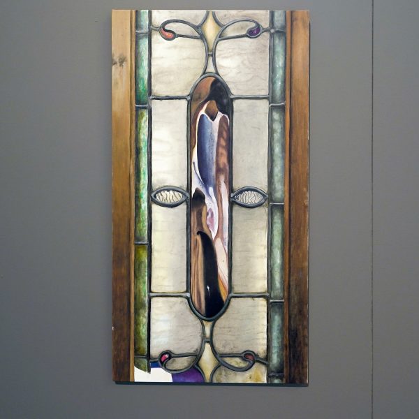 Clemence de la Tour du Pin - Doorway in Brooklyn, The Vestibule I - Olieverf op doek op hout