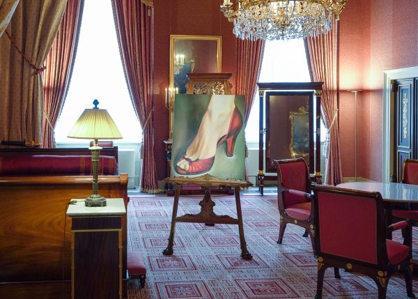 Ina van Zyl - Woman - Olieverf op doek