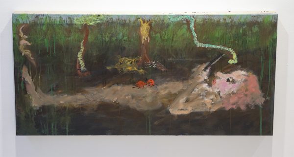 Eva Beresin - A few feet under 1 - 60x122cm Mixed media op doek