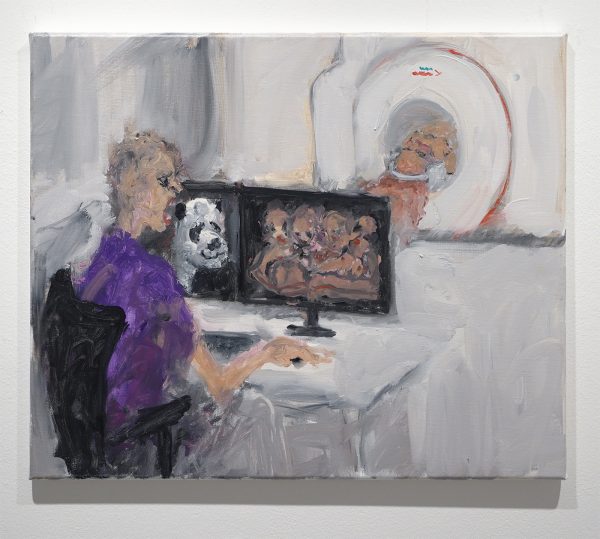 Eva Beresin - Inside my brain - 50x60cm Mixed media op doek