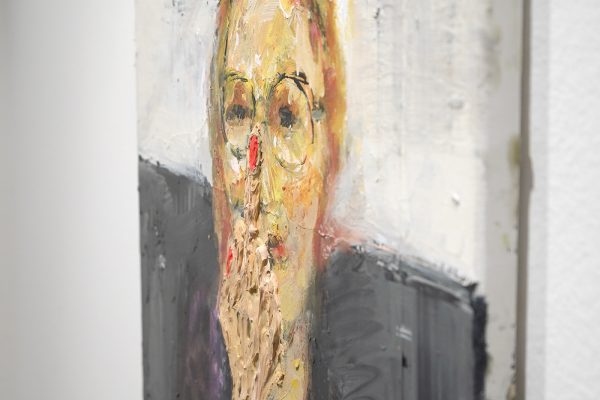 Eva Beresin - The General State of Mind - 50x40cm Mixed media op doek (detail)