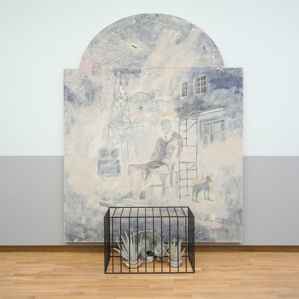 Arturo Kameya - Alipio - Acrylverf en kleipoeder op doek