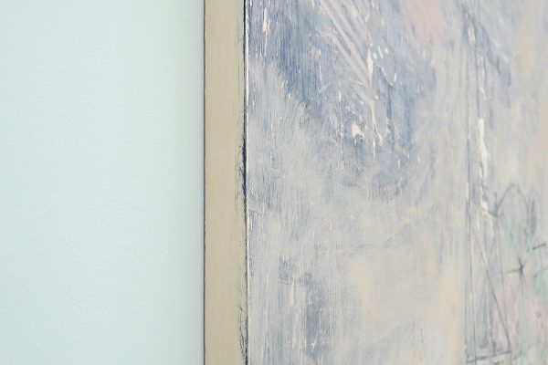 Arturo Kameya - Alipio - Acrylverf en kleipoeder op doek (detail)