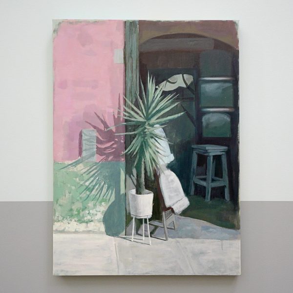 Arturo Kameya - The Desert Gardeners (uit de serie Desert Plants) - Acrylverf en kleipoeder op doek