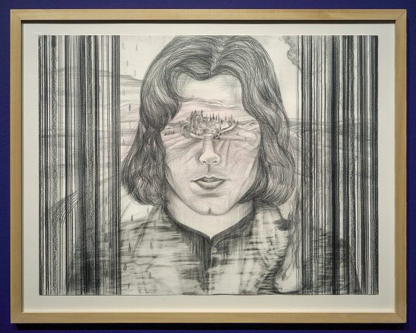 Danielle Lemaire - Albion Boy - Potlood en acrylverf op papier