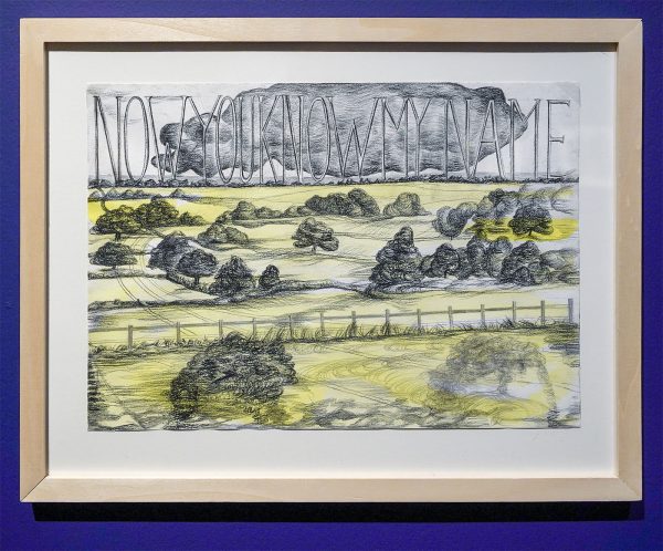 Danielle Lemaire - Now You Know My Name - Conte, potlood en acrylverf op papier