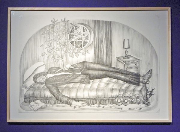 Danielle Lemaire - The Dead Poet - Potlood op papier