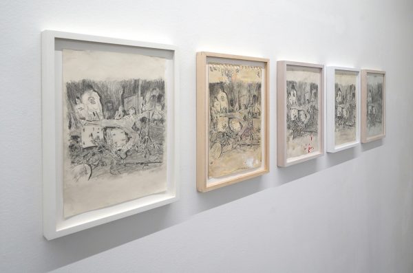 Marijn van Kreij - Untitled (Nirvana) - 30x21cm Potlood op papier (diverse uit een reeks) (detail)