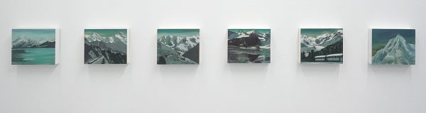 Anne van As - Diverse kleine werken, gemengde techniek op MDF