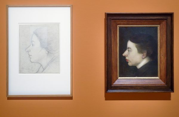 Jan Mankes - Annie Zernike - Potlood op papier & Olieverf op doek, November 1914 en 1916