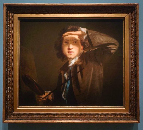 Joshua Reynolds - Zelfportret - Olieverf op doek, omstreeks 1747-1749