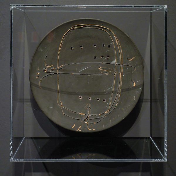 Lucio Fontana - Concetto spaziale - Olieverf en zand op doek, 1951