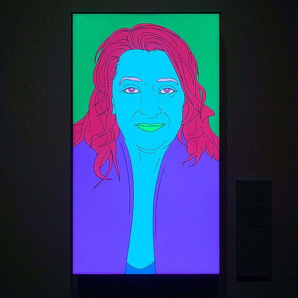 Michael Craig-Martin - Zaha Hadid - LCD-monitor met software, 2008