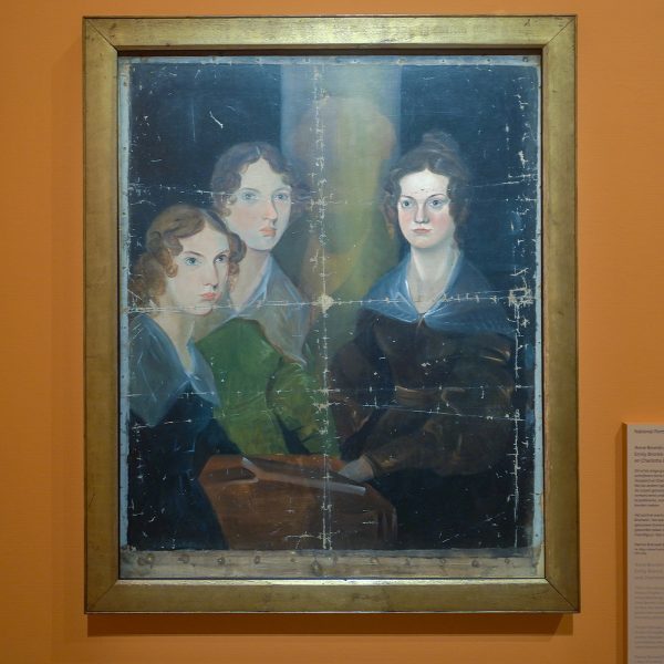 Patrick Branwell Bronte - Anne Bronte, Amily Bronte & Charlotte Bronte - Olieverf op doek, omstreeks 1834