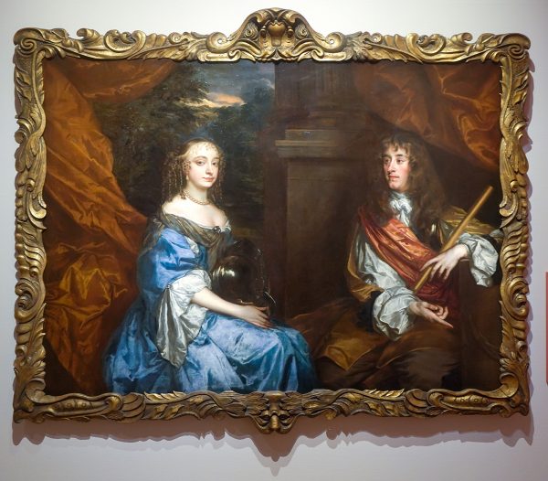 Peter Lely - Anna Hyde, hertogin van York & Koning Jacobus II - Olieverf op doek, omstreeks 1661-1662