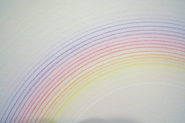 Roland Schimmel - Healing Recollection - Muurschildering in aribrush, acrylverf en (pastel)potlood (detail)