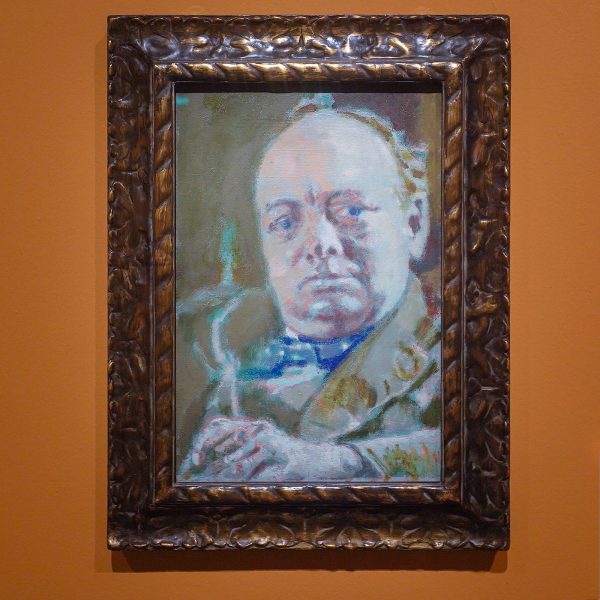 Walter Sickert - Winston Churchhill - Olieverf op doek, 1927