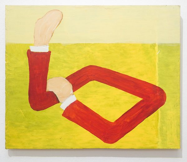 Walter Swennen - Bras d'honneur (Arm van eer) - Olieverf op hout, 2005