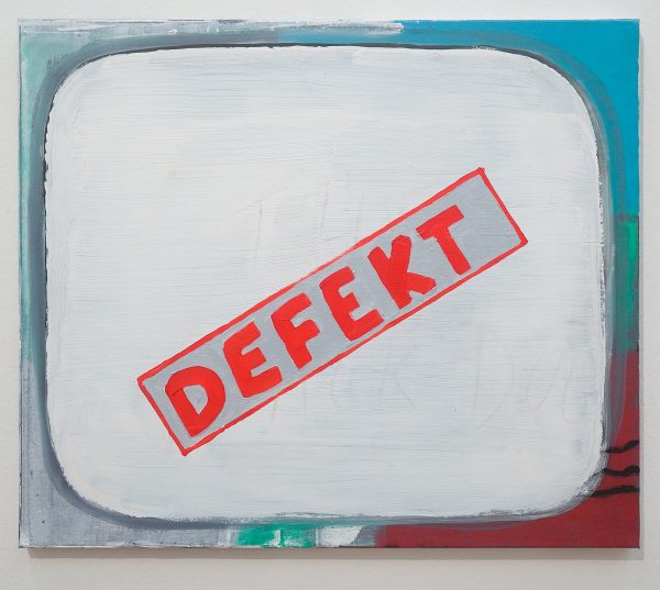 Walter Swennen - Defekt - Olieverf en acrylverf op doek, 2015