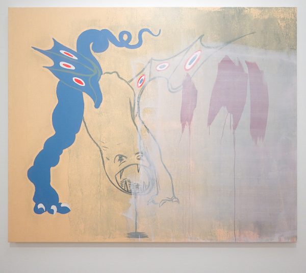 Walter Swennen - Paolo meets Malcolm - Acrylverf op doek, 2014