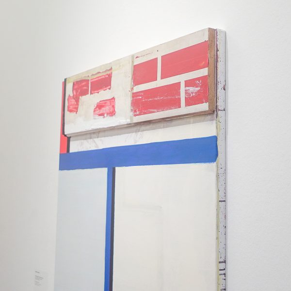 Walter Swennen - Piet, Georg & I - Acreylverf, pleister en oliverf op hout op doek, 2016 (detail)