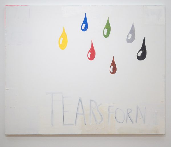 Walter Swennen - Tears for N (Tranen voor N) - Olieverf op doek, 2011