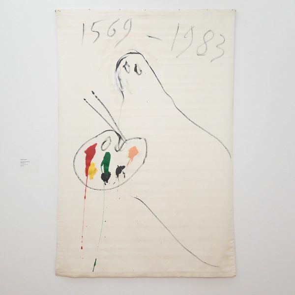 Walter Swennen - Zonder Titel (1569-1983) - Olieverf op doek, 1983