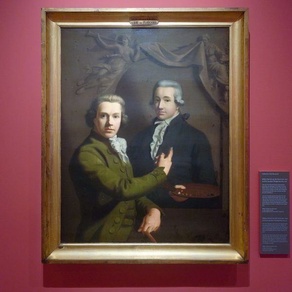 Willem Bartel van der Kooi - Willem Bartel van der Kooi en Dirk Jacobesz Ploegsma - Olieverf op doek, omstreeks 1792