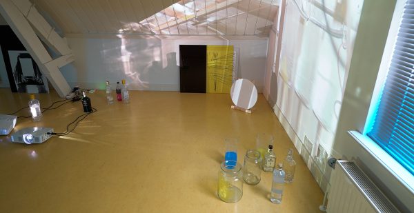 Wineke Gartz - Dagger Spirit, Drum, Storm - Mixed media installatie (detail)