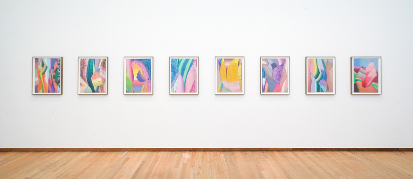 Hadassah Emmerich - Cascade Vinyl Collage - Olieverf op doek