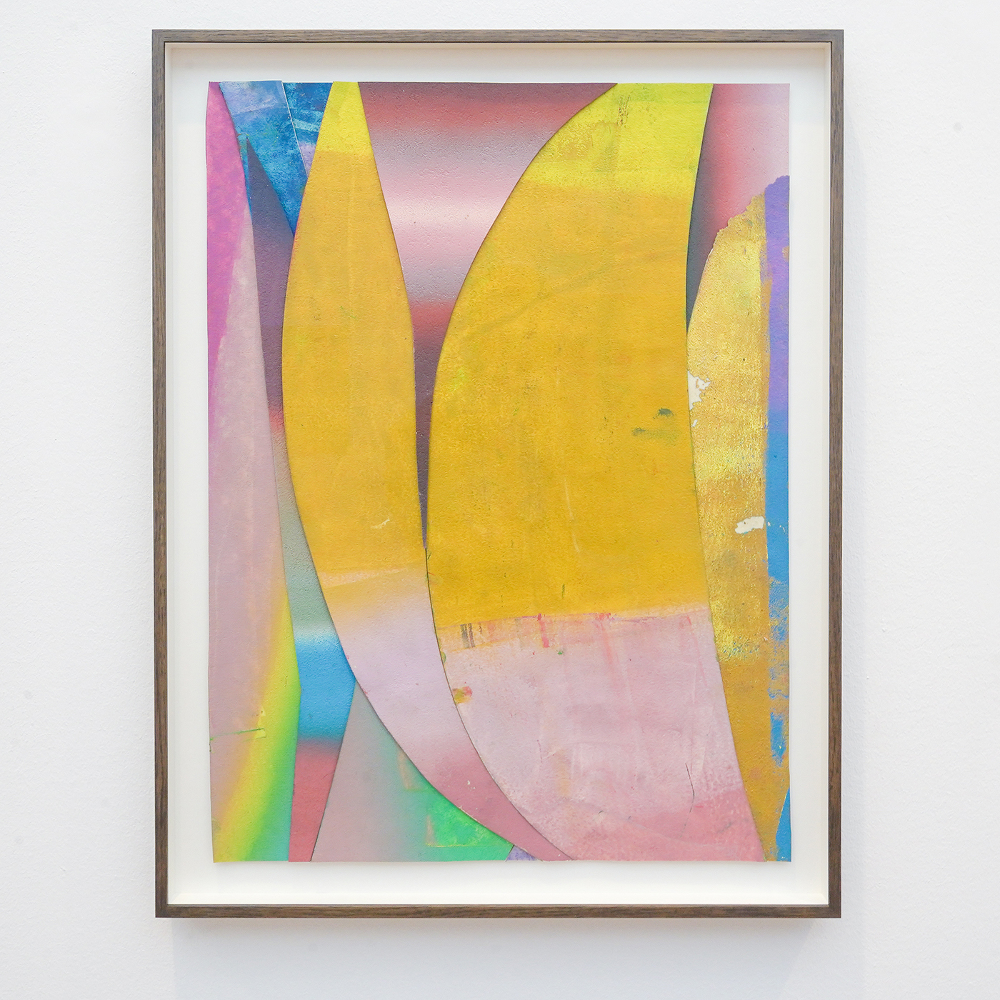 Hadassah Emmerich - Cascade Vinyl Collage - Olieverf op doek