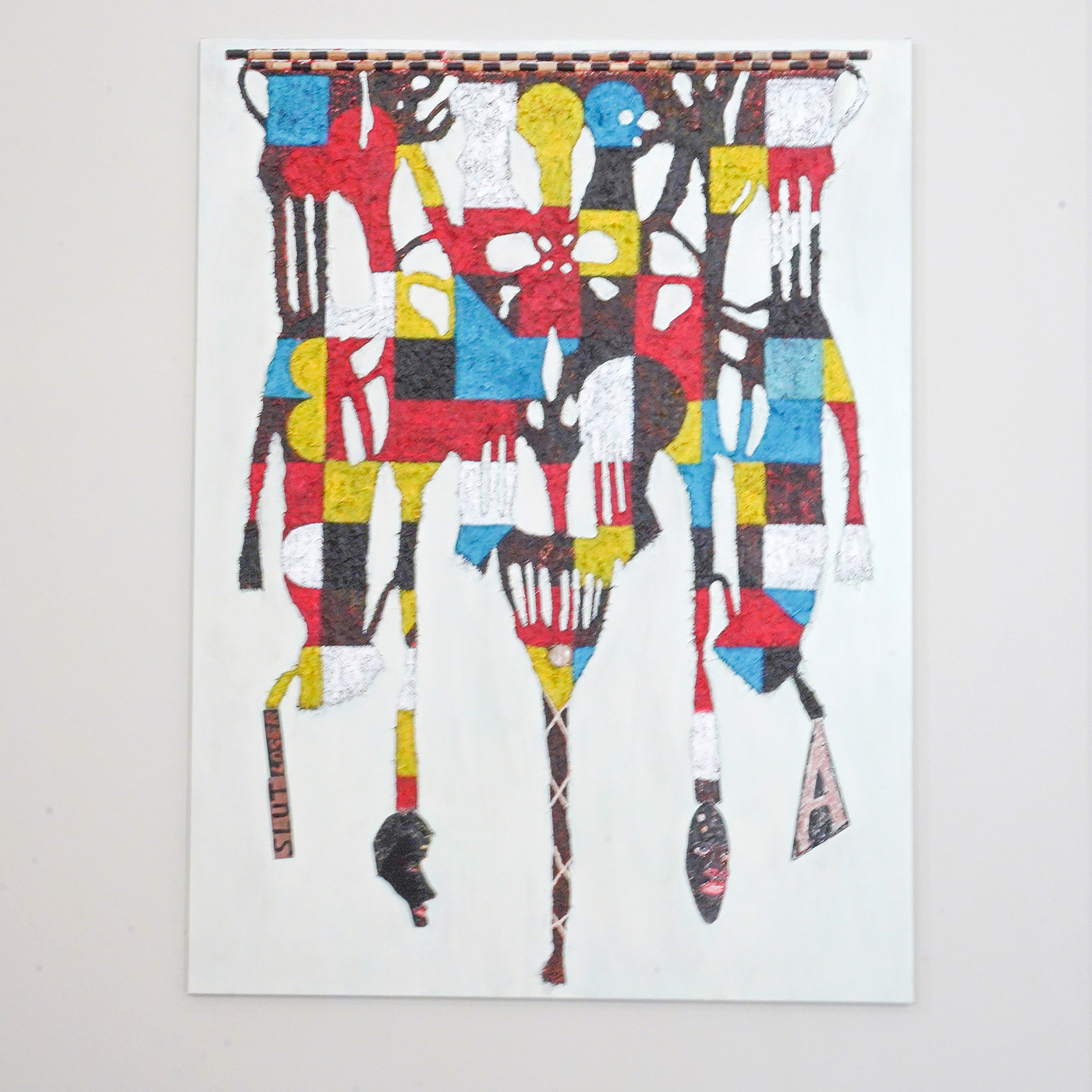 Rik Meijers - Wall Hanging - Mixed Media op doek