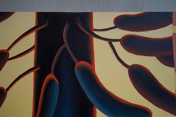 Madeleine Bialke - Black Widow - 102x91cm Olieverf op canvas (detail)