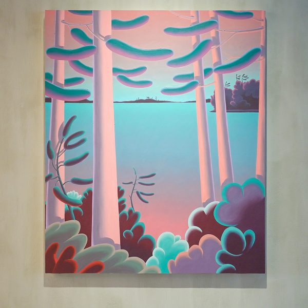 Madeleine Bialke - Fever Pitch - 152x127cm Olieverf op canvas