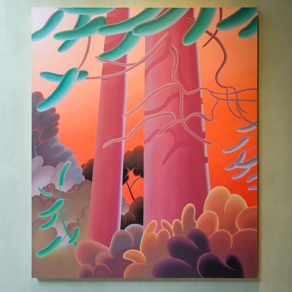 Madeleine Bialke - Land of Giants - 152x127cm Olieverf op canvas